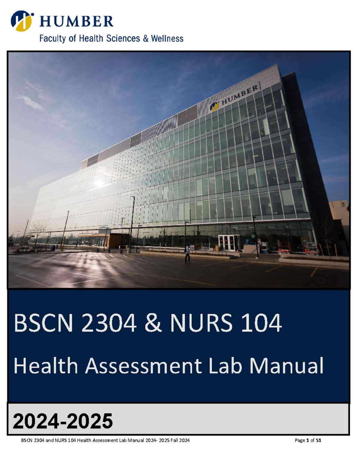 BScN 2304 & NURS 104 Health Assessment Lab Manual 2024-2025 Guide - Studocu
