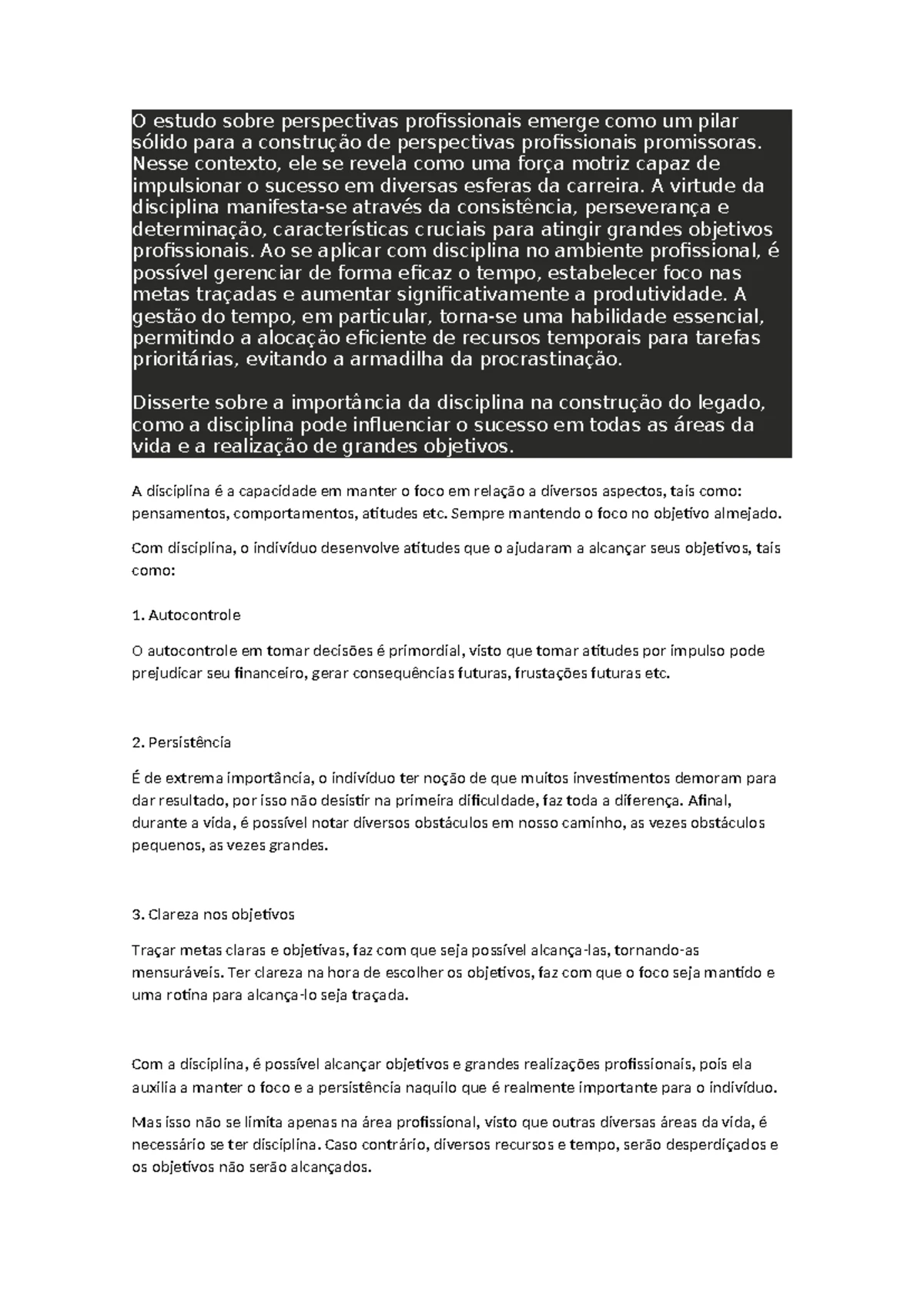 Perspectivas profissionais - Todos os acontecimentos que nos rodeiam ...