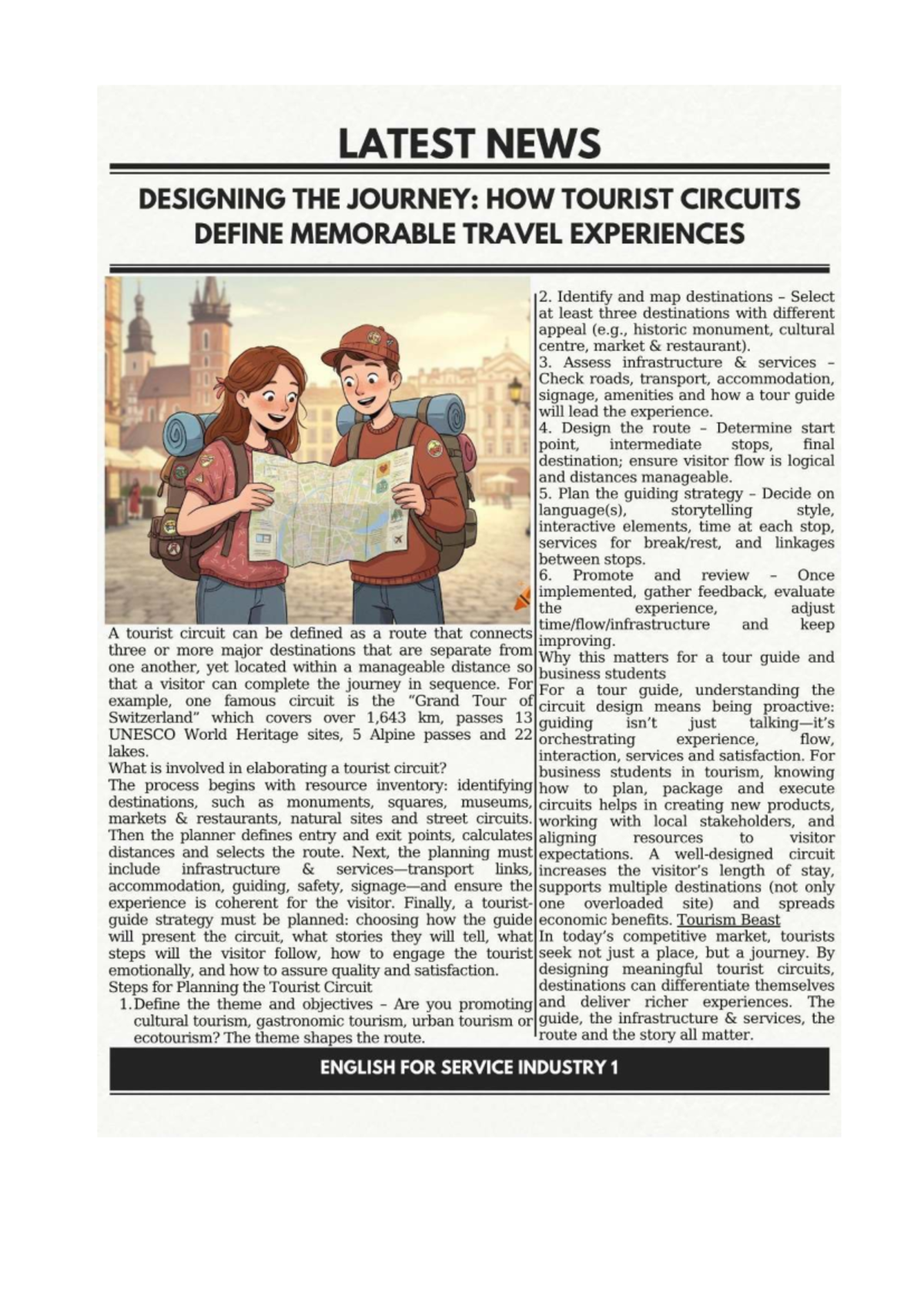 Designing Memorable Travel: Tourist Circuits Explained - Studocu