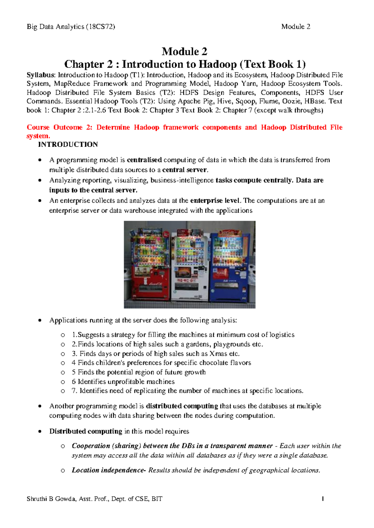BDA Module 2 Notes - zdjxfc - Module 2 Chapter 2 : Introduction to ...