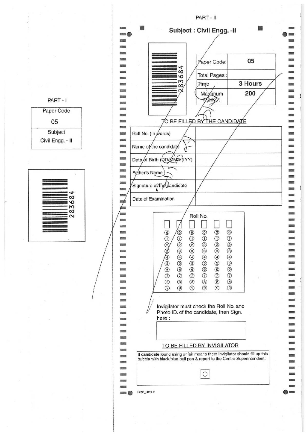 Civil Engineering II Exam Paper Code: 05 283684 - 3 Hours - Studocu