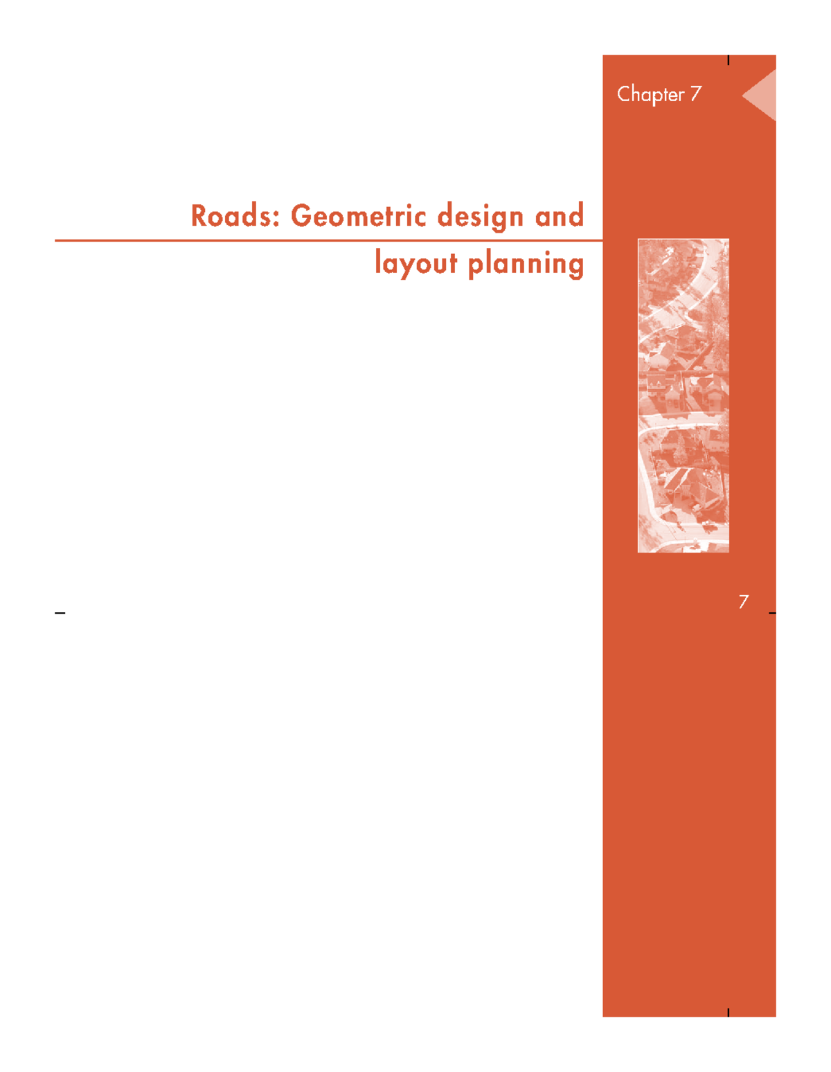 Chapter 7: Roads - Geometric Design & Layout Planning (Vol II) - Studocu
