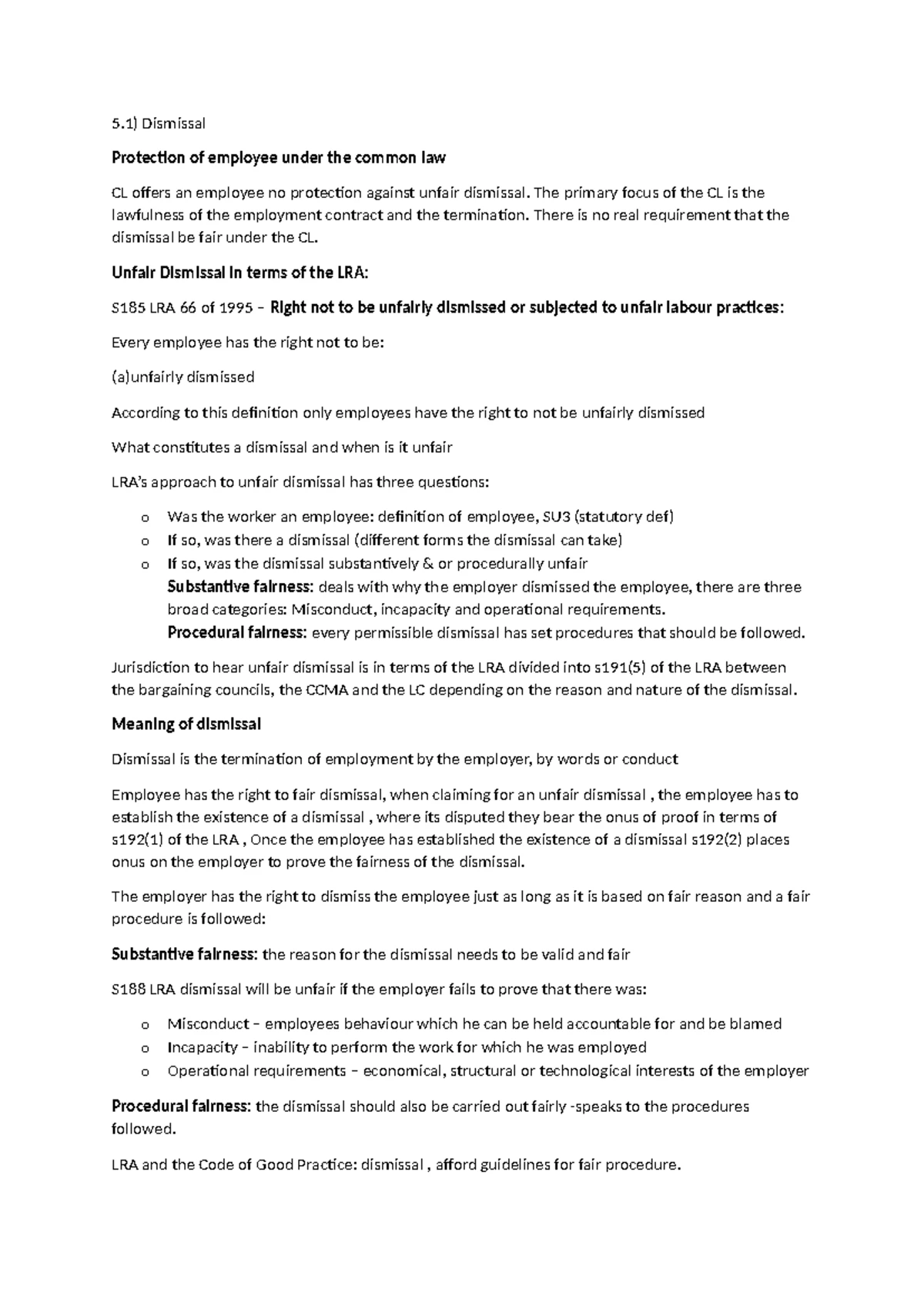 IURI 222 Welcome Letter: Labour Law Module Overview 2025 - Studocu