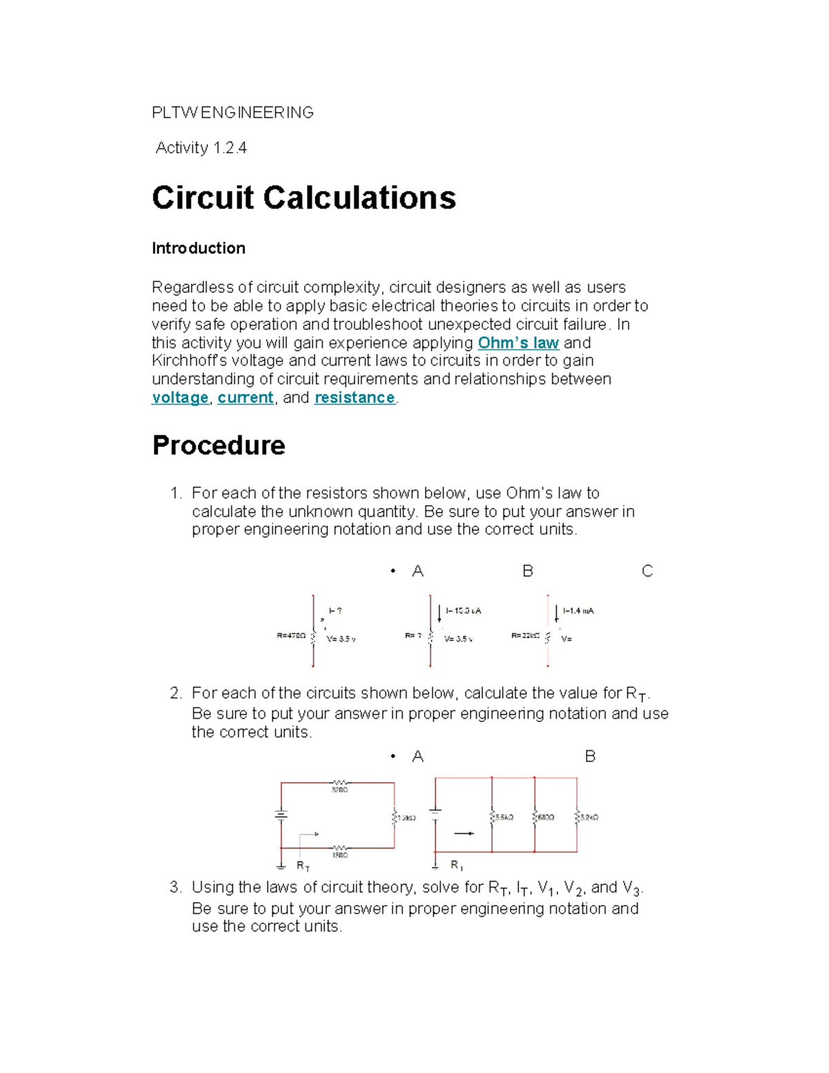 1.2.4 Circuit Calculations - Understanding Ohm's Law and Kirchhoff's ...