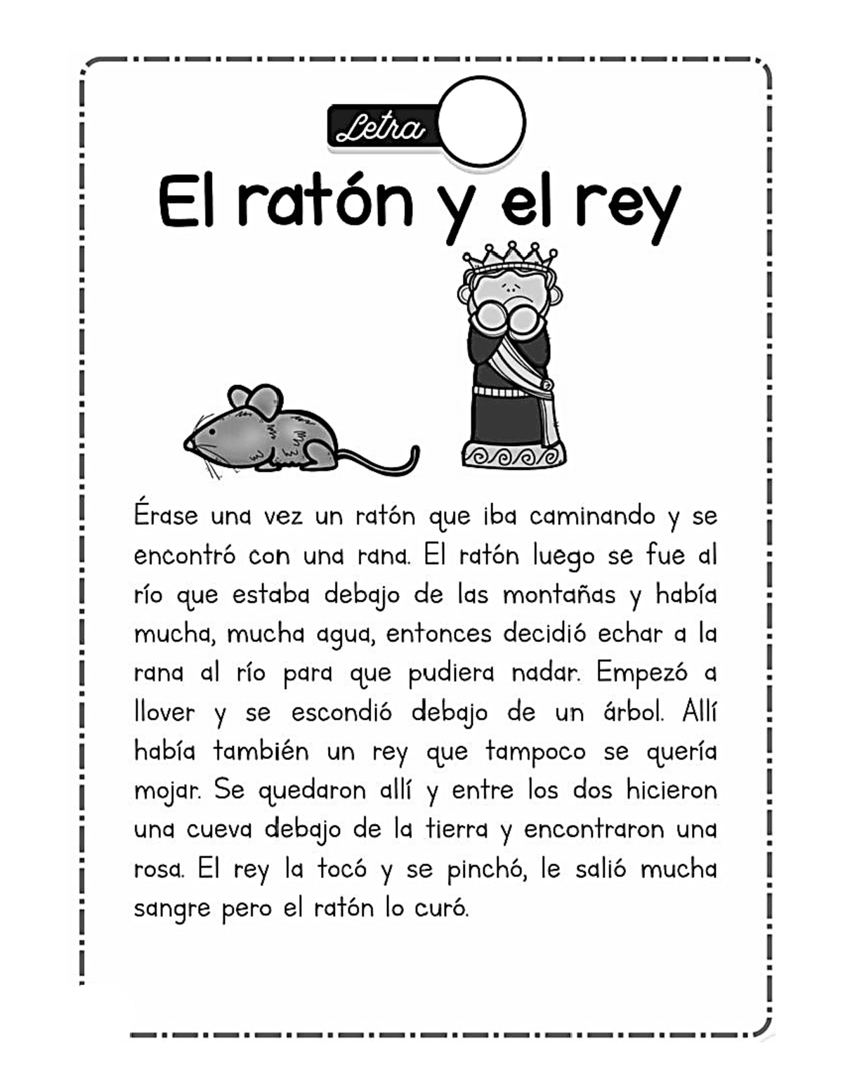 Lectura: El ratón y el rey - 19 de marzo de 2023 - Studocu