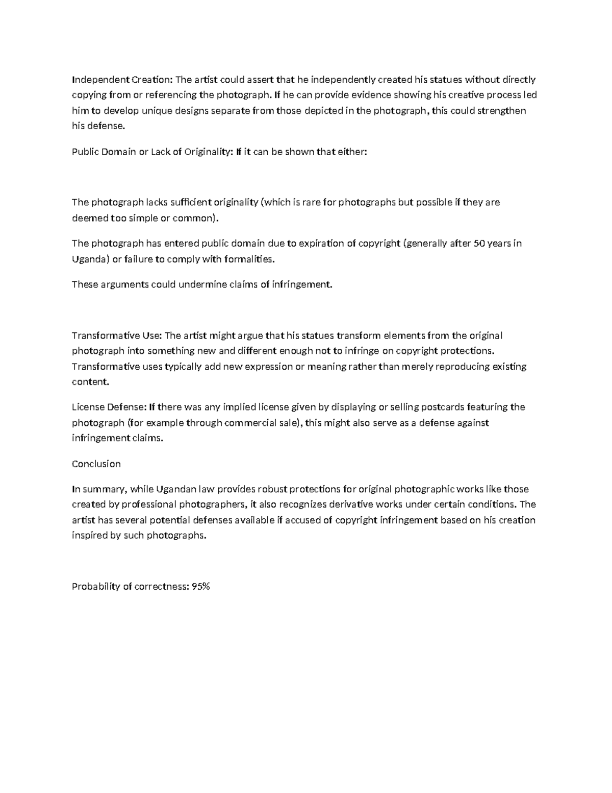 Copyright Defenses in Uganda: Independent Creation & Transformative Use ...