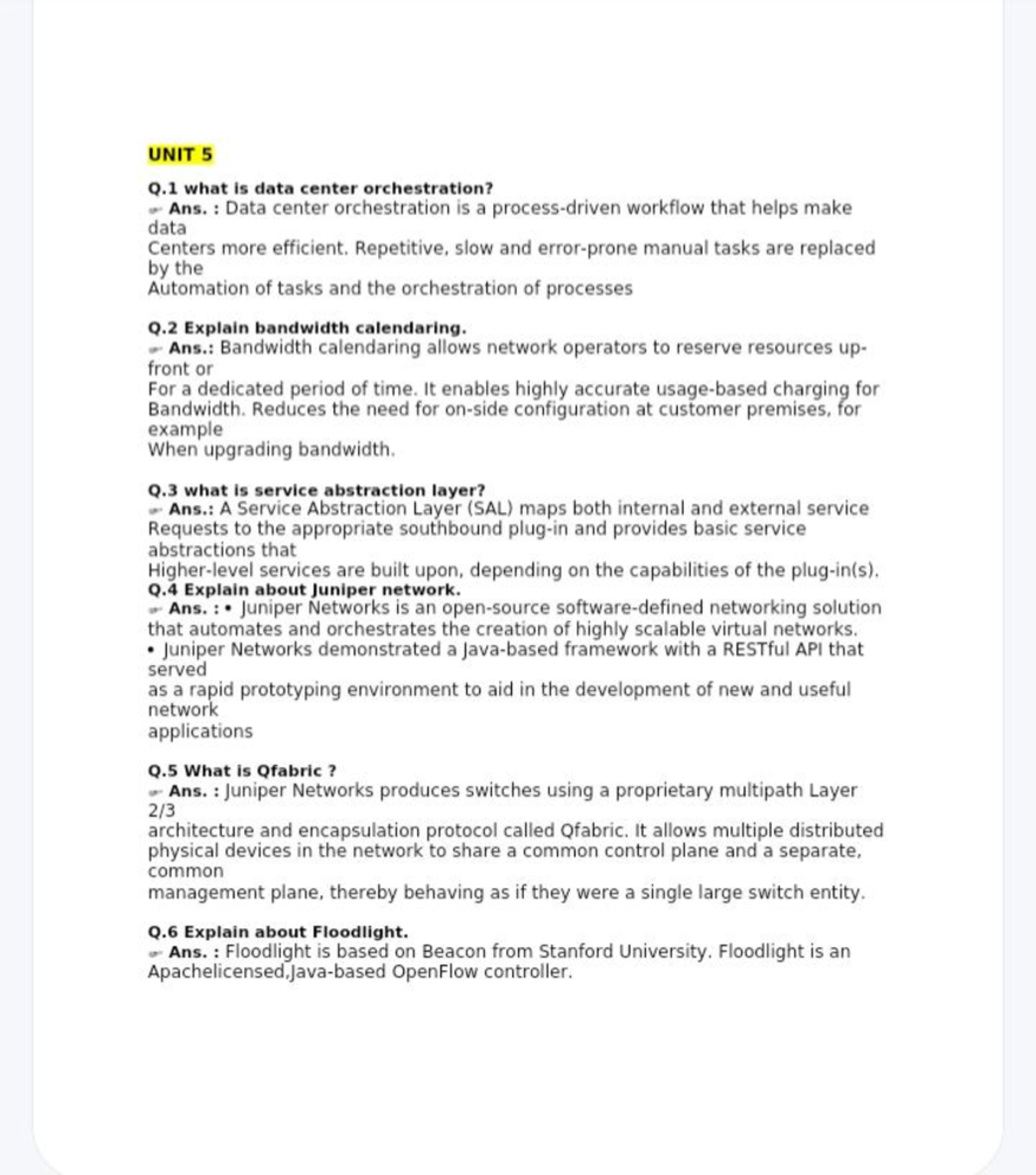 Final Exam Study Guide for DOC-20240517-WA0019 - Studocu