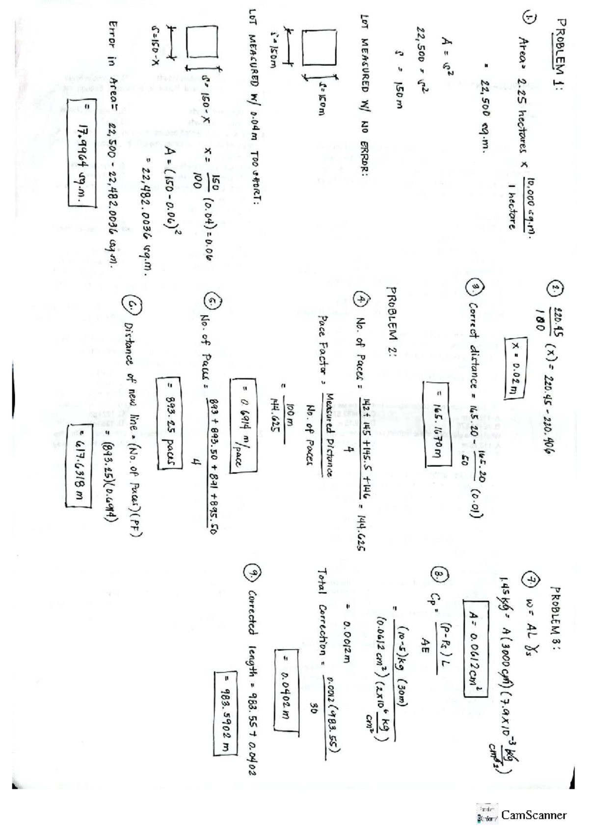 Survey Problems and Solutions: Course Code 220.45 - Studocu