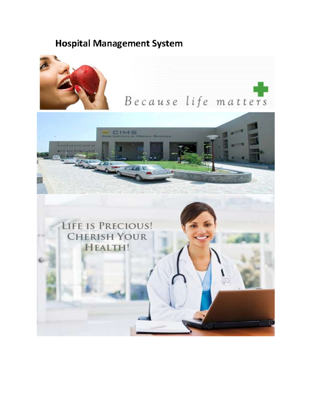 Hospital Management system - Hospital Management System Project Report ...