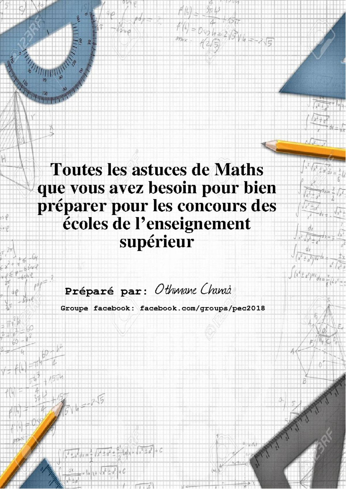 Astuces Mathématiques pour Préparation aux Concours Supérieurs - Studocu