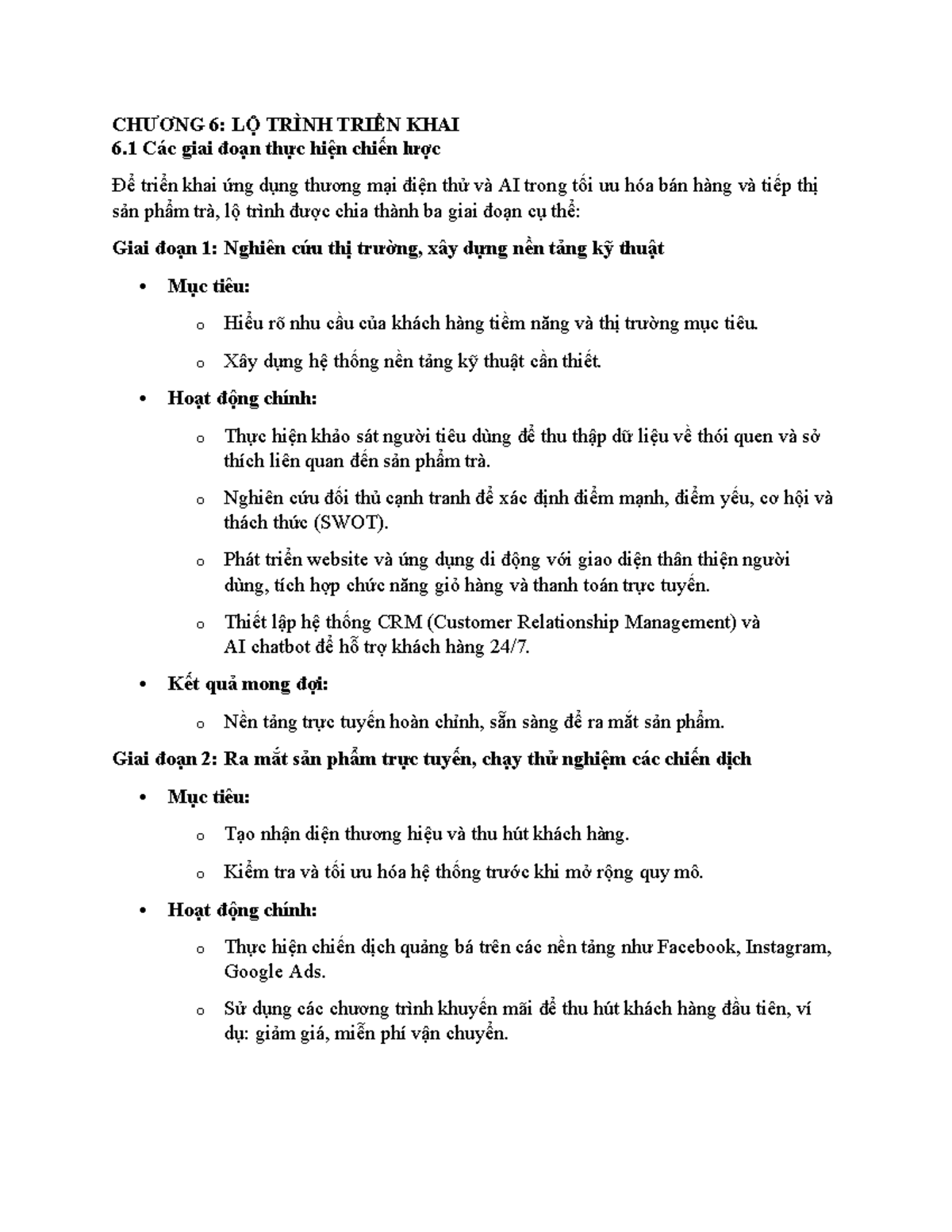 Phân tích hiệu quả chương trình khuyến mãi bằng AI