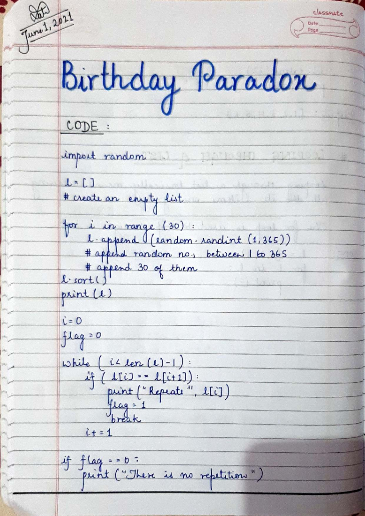 Python Week 4 Part 2: Classmate Date Page Code Analysis - Studocu