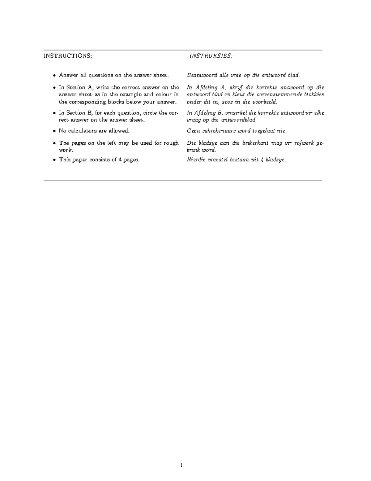 Mathematics Quiz Instructions and Questions - Studocu