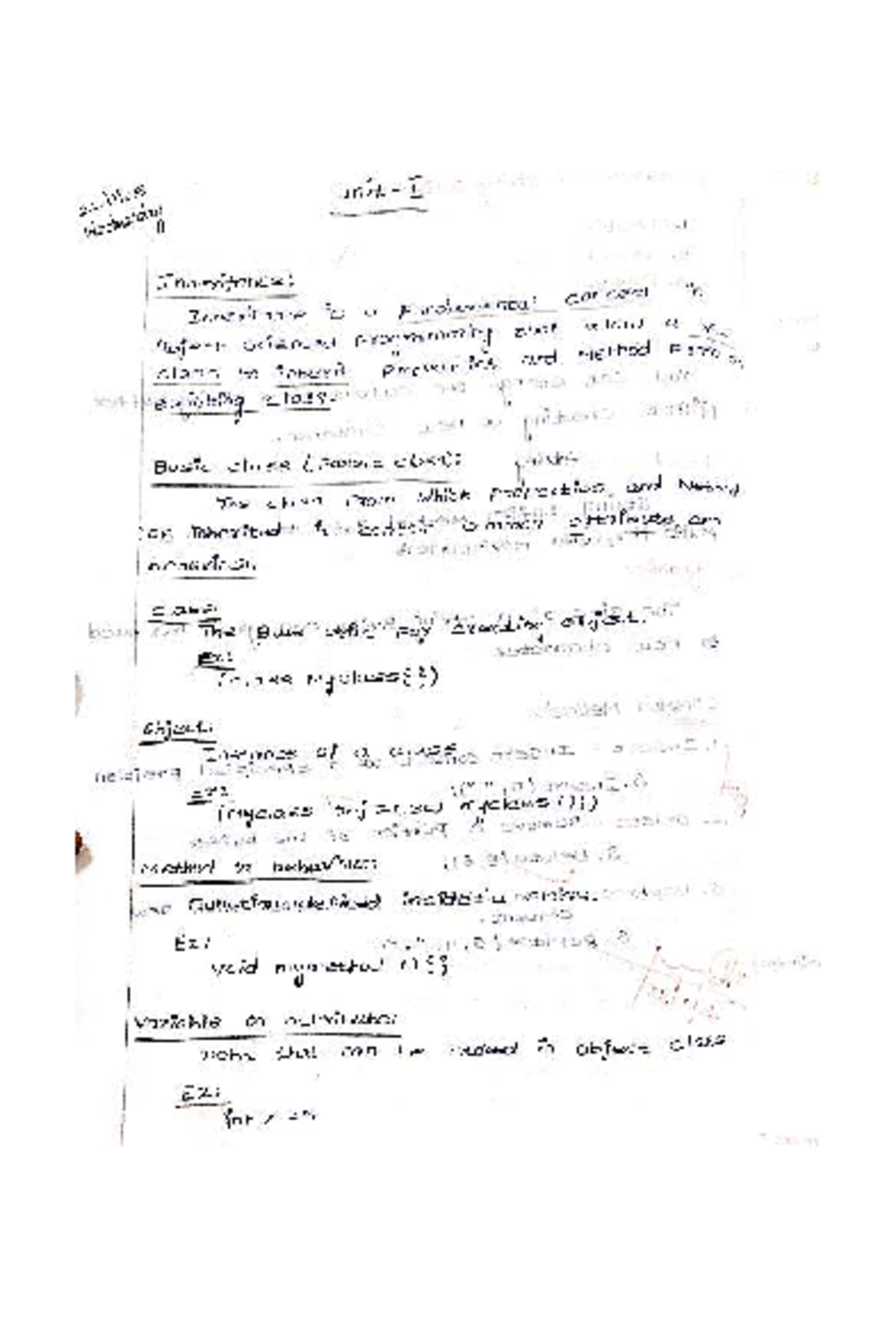 Unit-2 DIV - Java Inheritance Concepts and Examples - Studocu