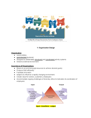 MGMT106 - Introduction to Organisations - Studocu