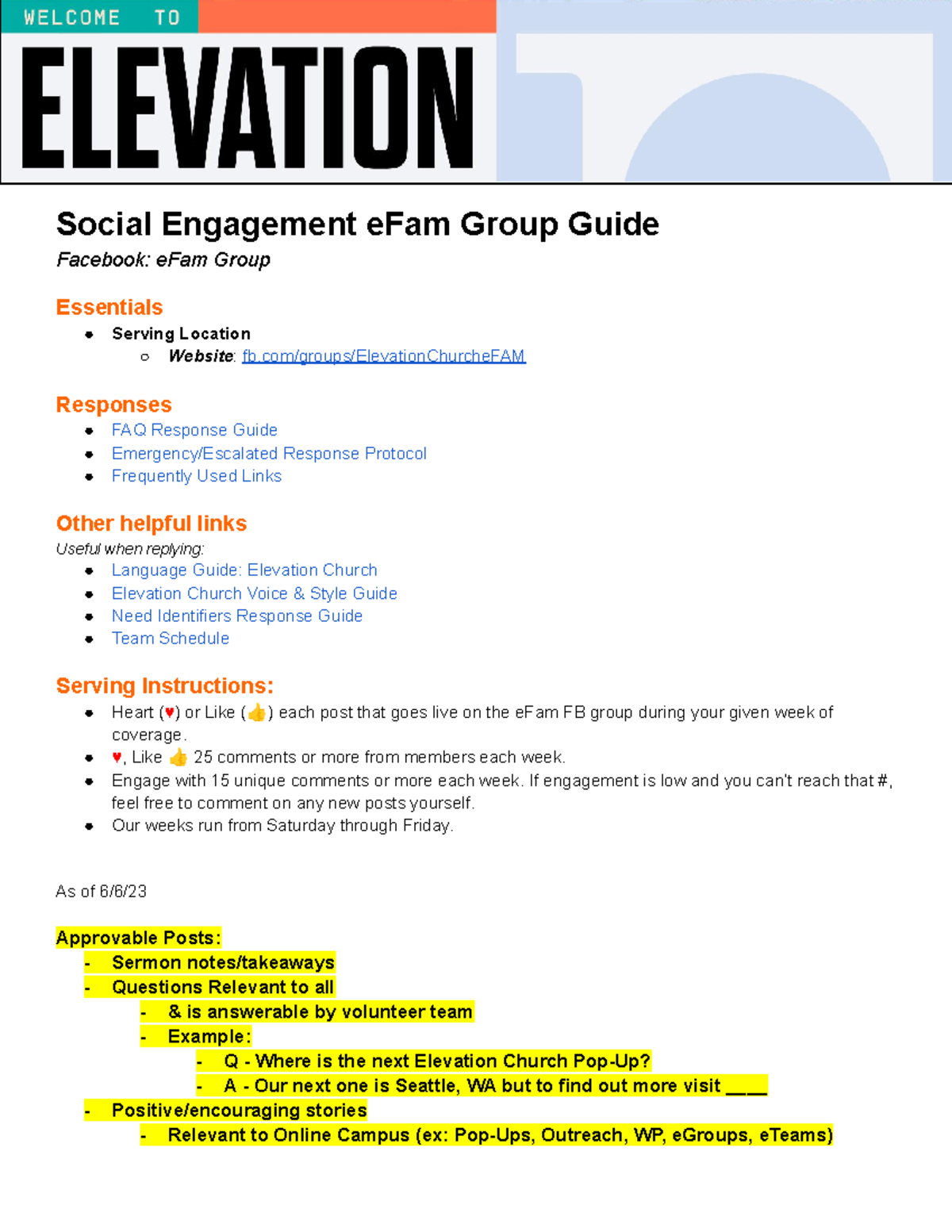 -e Fam-FB- Social Engagement Guide-1 - Social Engagement eFam Group ...