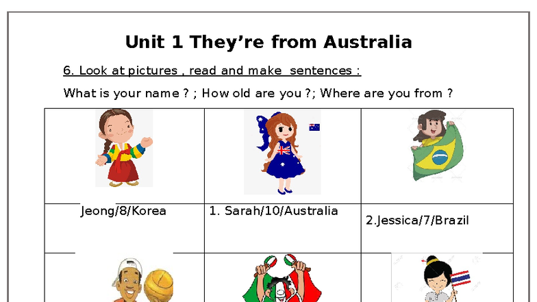 BT Bổ trợ: Family and Friends Special Ed. Grade 4 - Unit 1 - Studocu