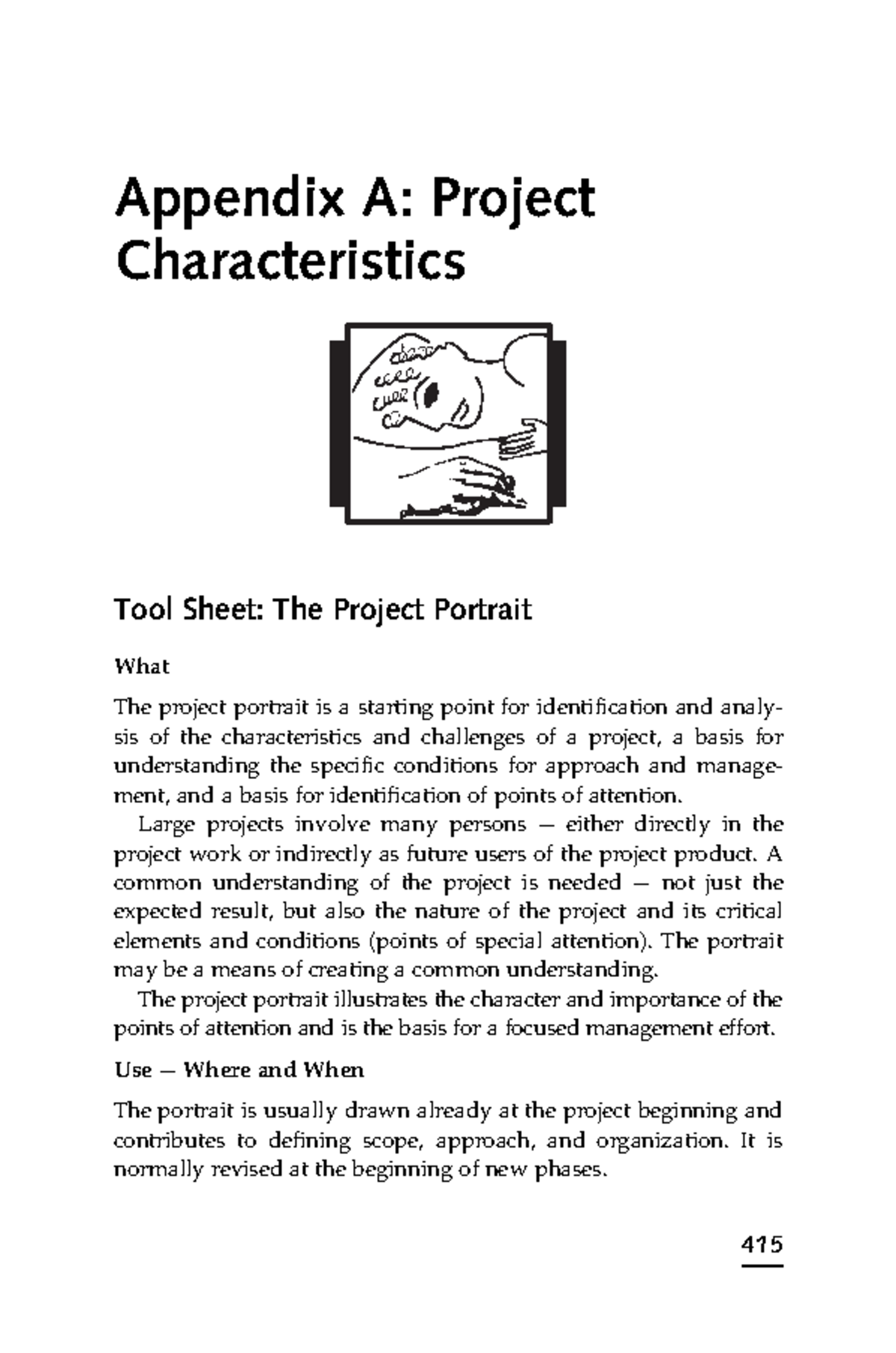 Project characteristics - Appendix A: Project Characteristics Tool ...