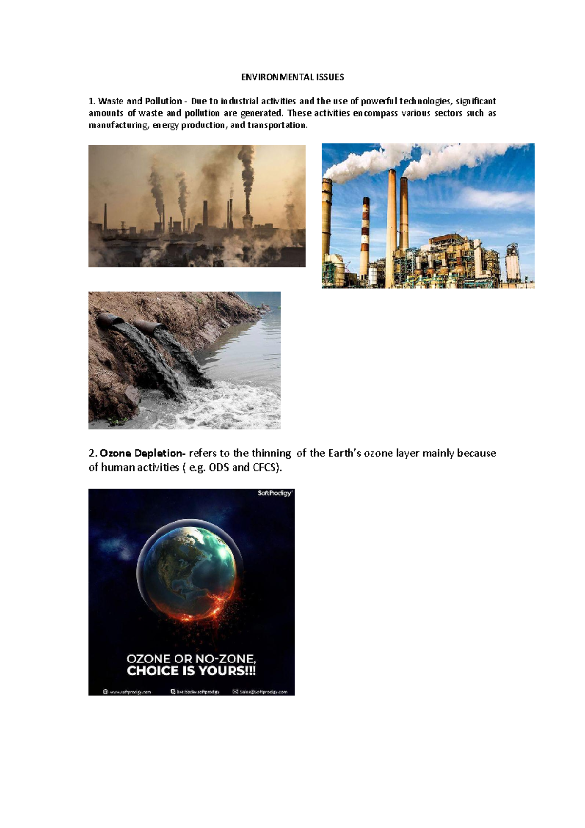 Environmental Issues Overview: Waste, Pollution, and Climate Change ...