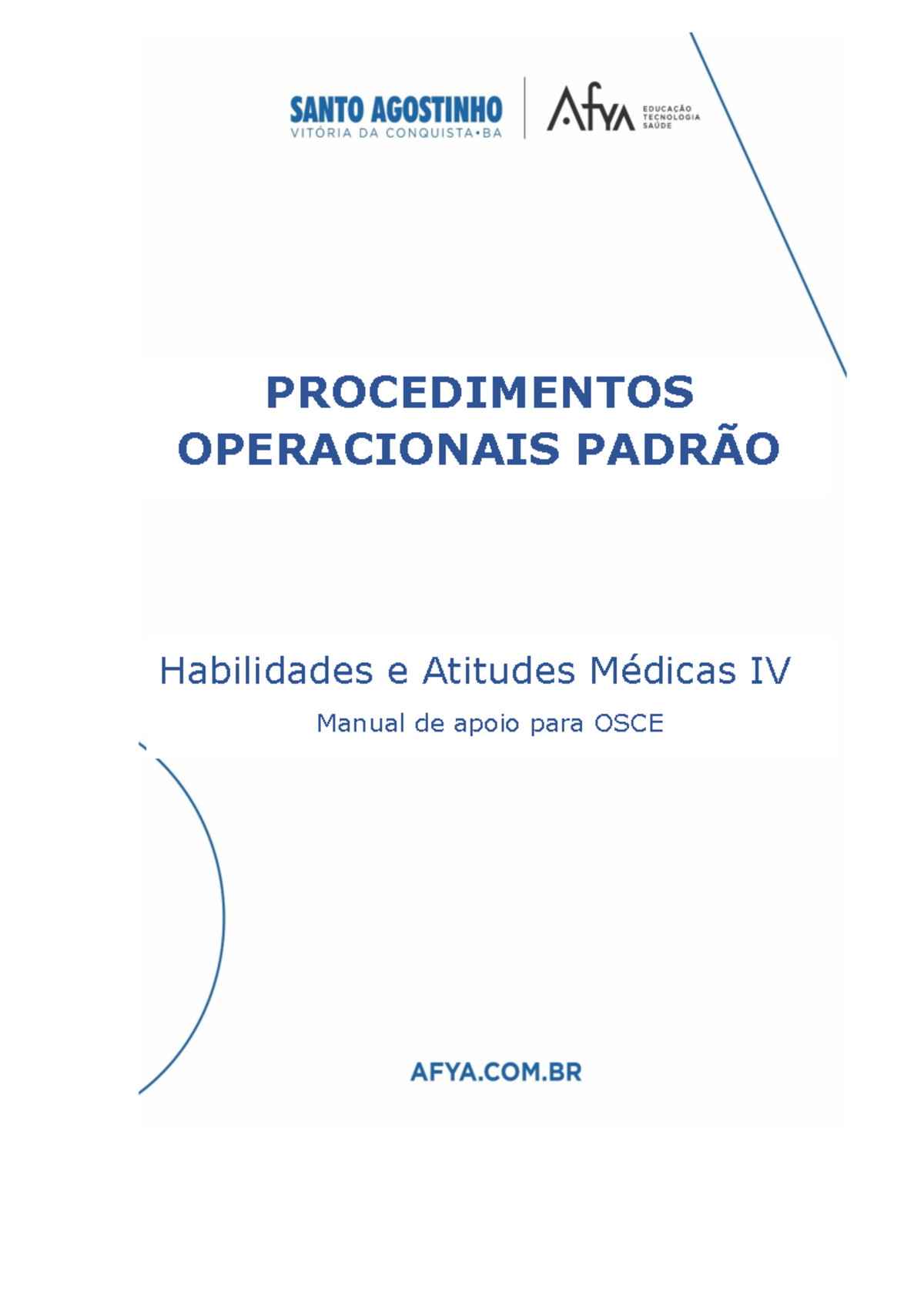 Manual de Apoio para HAM IV - 2022.1 - OSCE Revisado 07062022 - Studocu
