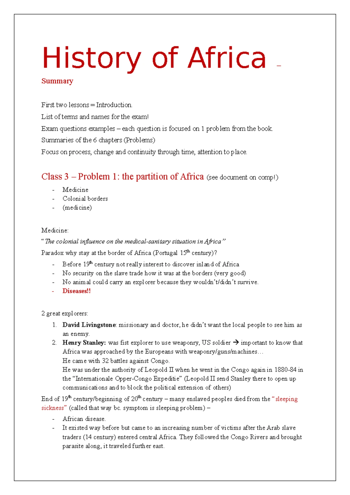 History of Africa class 2 text - Chapter 2 Physical Context of African ...