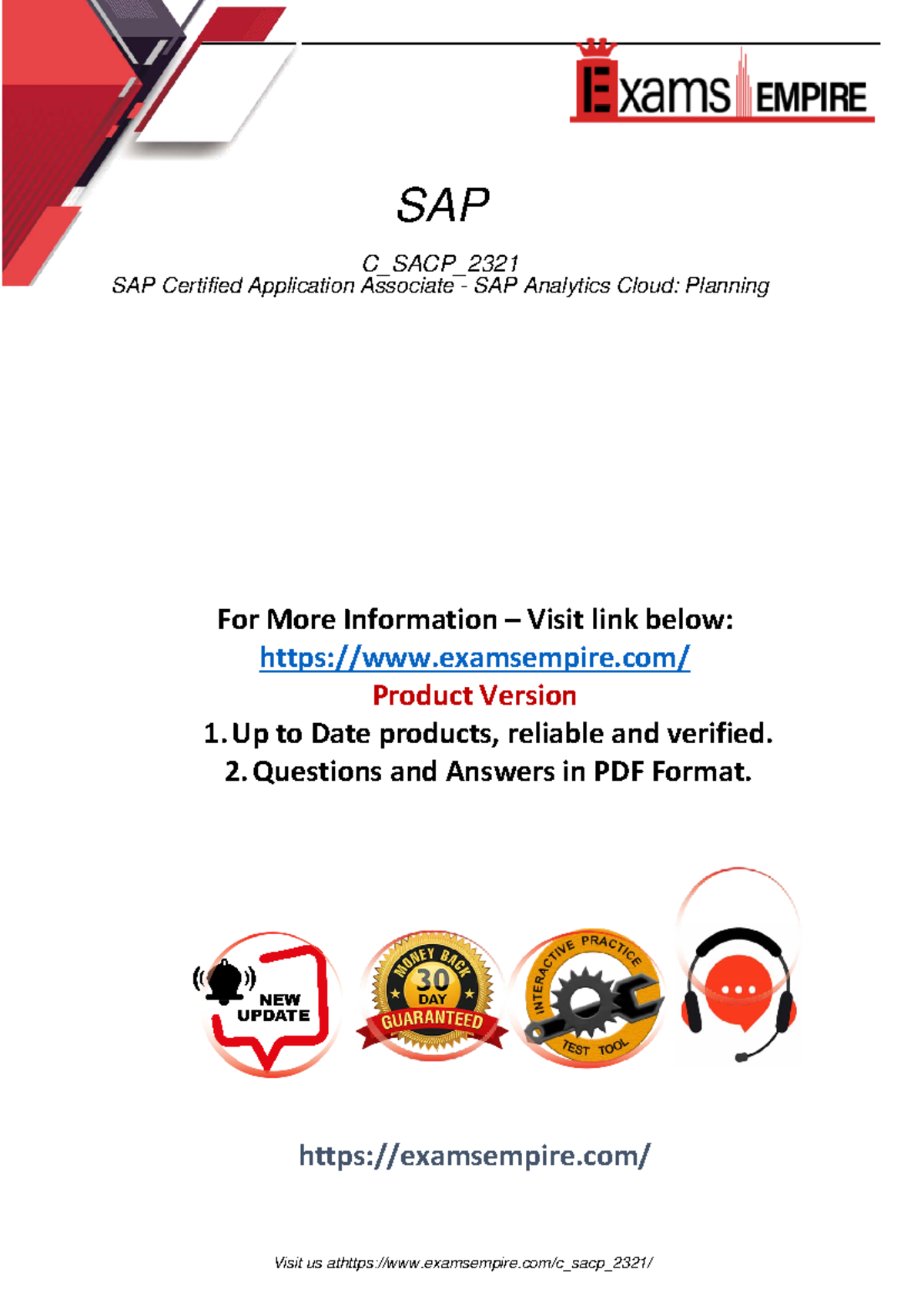 C_SACP 2321 Questions & Answers for SAP Analytics Cloud Exam PDF - Studocu