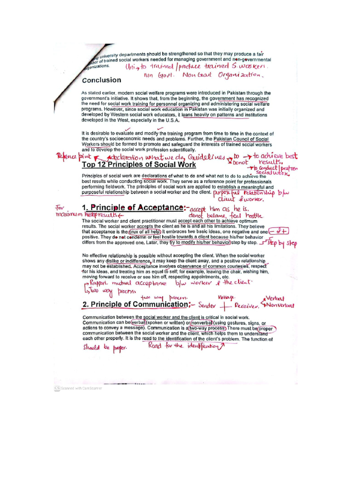 Top 12 Principles of Social Work (SWK 101) - Essential Guidelines - Studocu