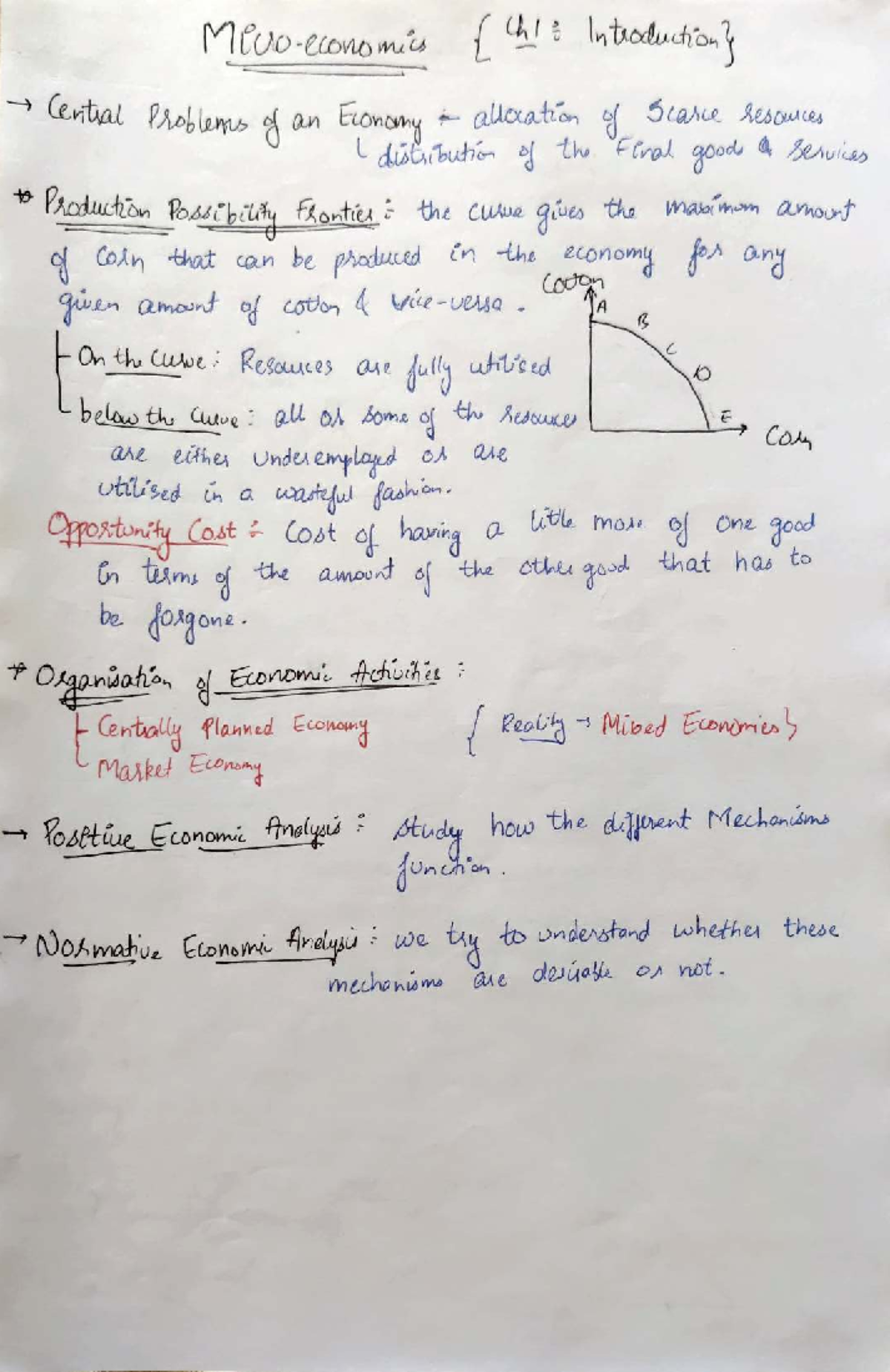 Microeconomics Notes: Final Exam Review (Course Code: ECON 101) - Studocu