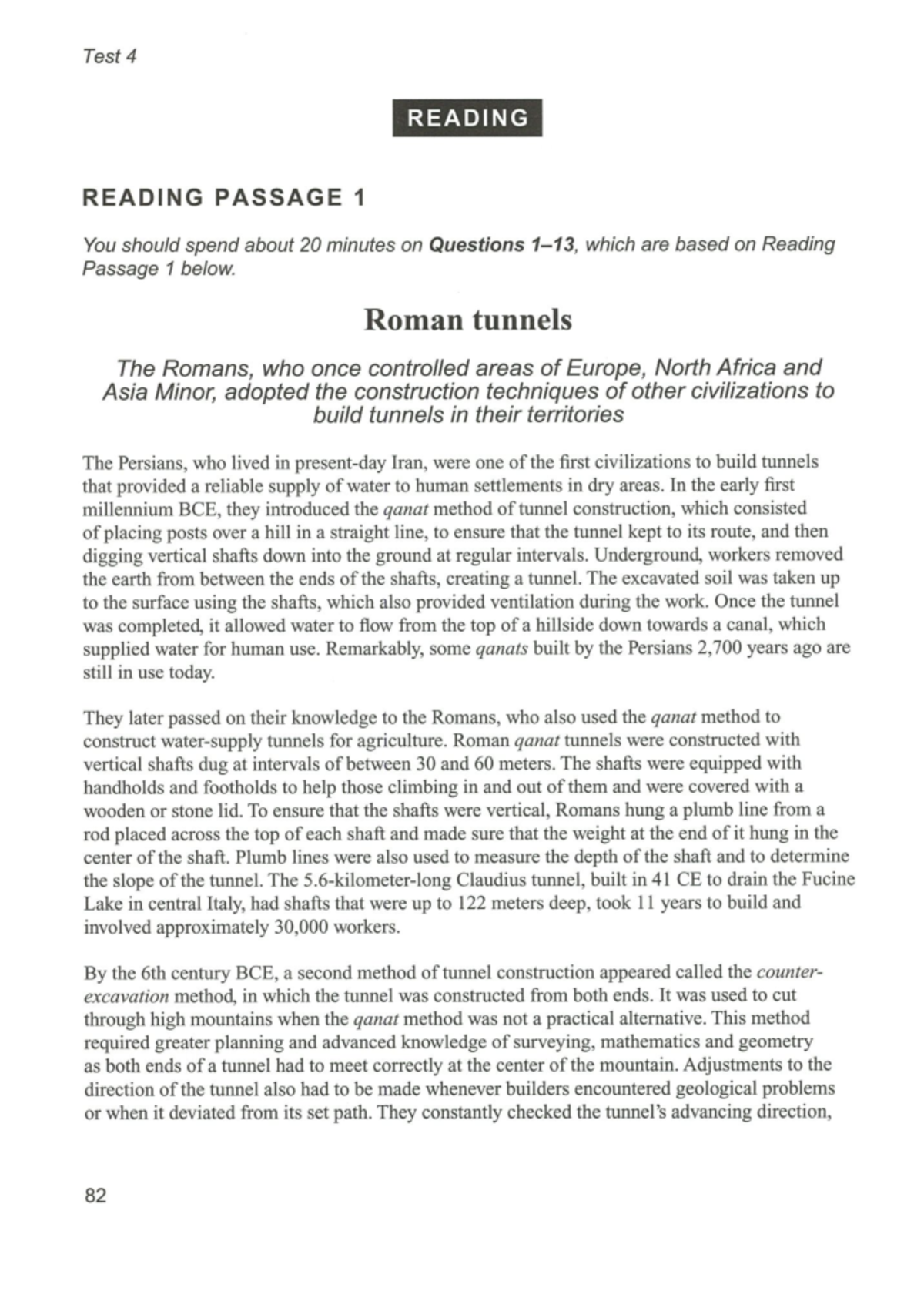 Cam 16 reading test 4 - Bbbnmmm - Test 4 READING READING PASSAGE 1 You ...