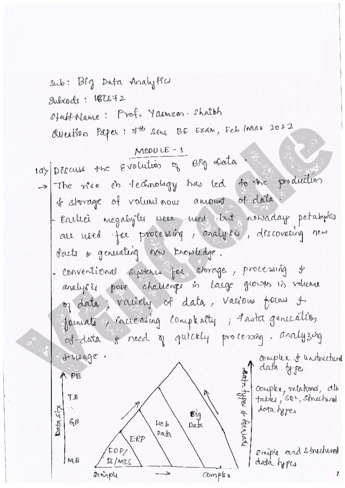 BDA Module 2 Final Exam Notes: Introduction to Hadoop Concepts - Studocu