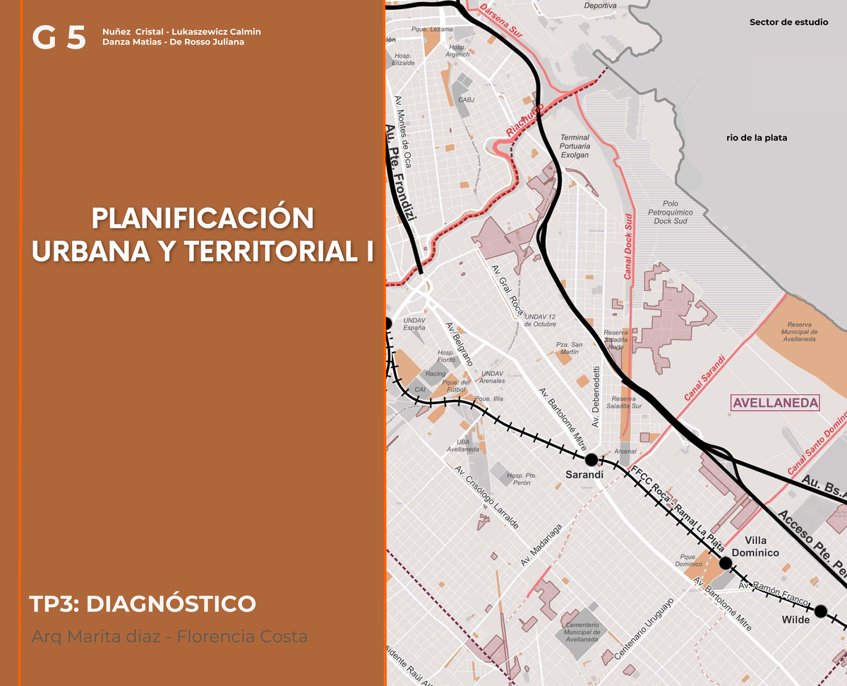 TP3: Diagnóstico de Planificación Urbana y Territorial I - G5 - Studocu