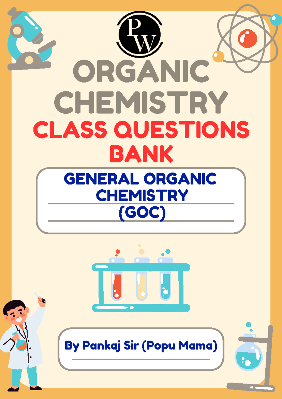 Organic Chemistry GOC Class Questions Bank for NEET 2026 - Studocu