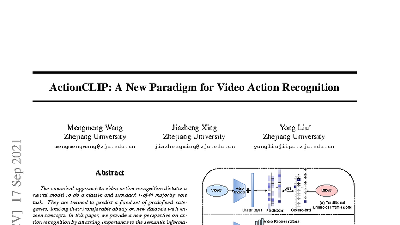 ActionCLIP: A Novel Multimodal Approach for Video Action Recognition ...