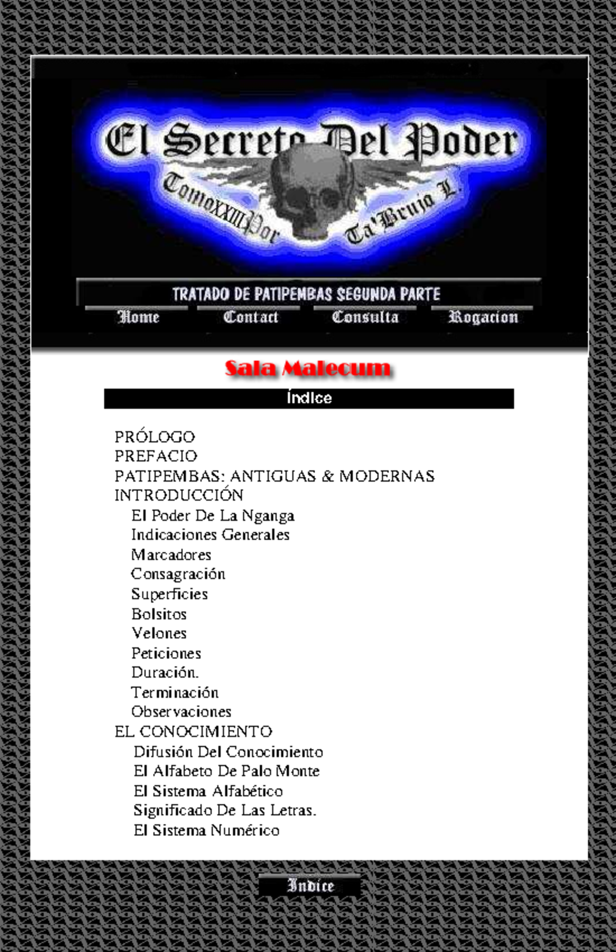 El Secreto del Poder: Patipembas Antiguas y Modernas - Tratado 2 - Document Preview
