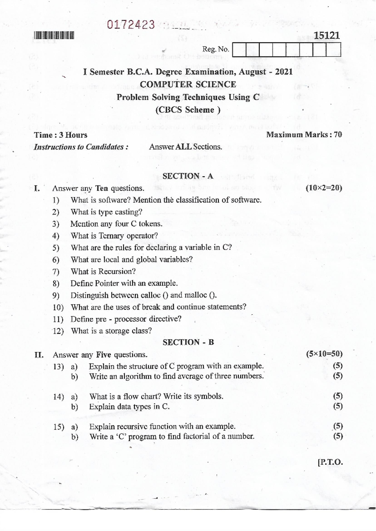 C Problem Solving Techniques: A Comprehensive Guide - Studocu