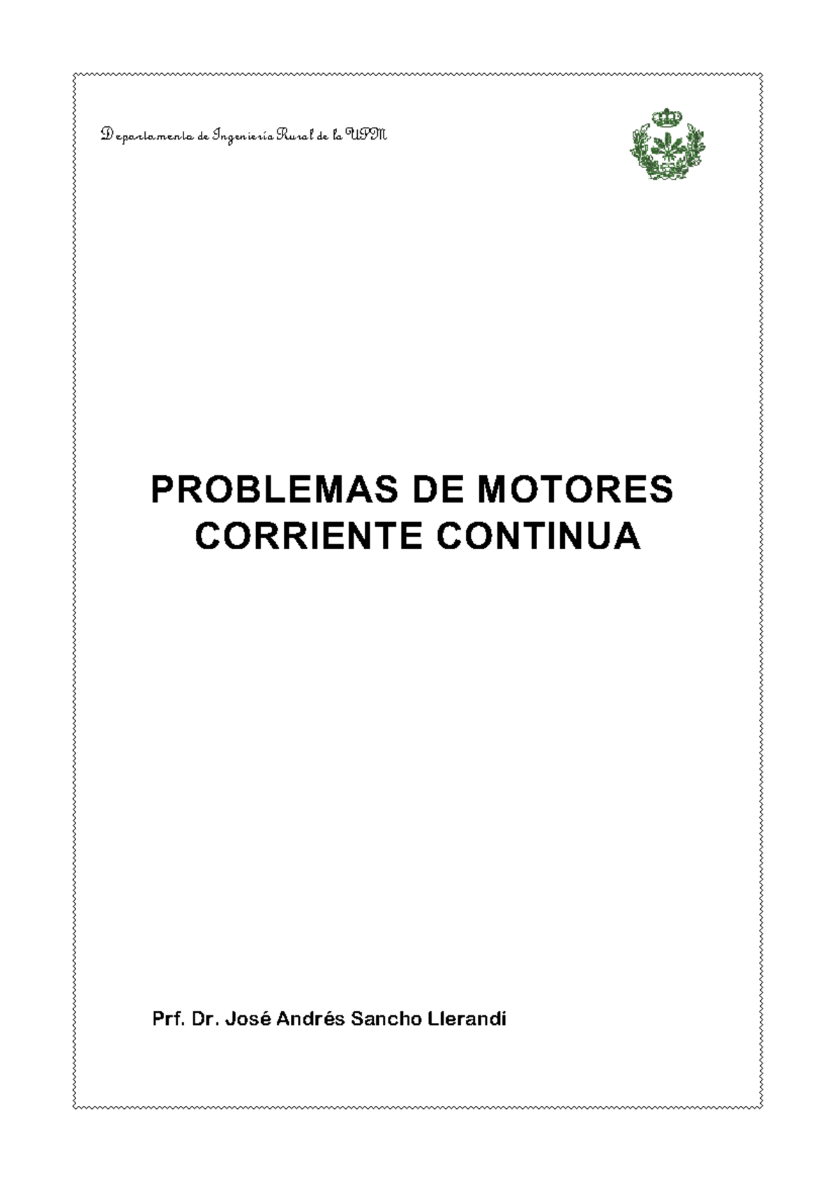 Ejercicios de Dinamos - Problemas de Motores y Corriente Continua - Document Preview