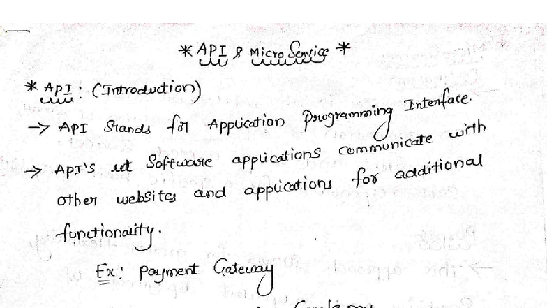 API UNIT-1 - Api jntuk unit-1 notes r20 - API uu Micro Service crice ...