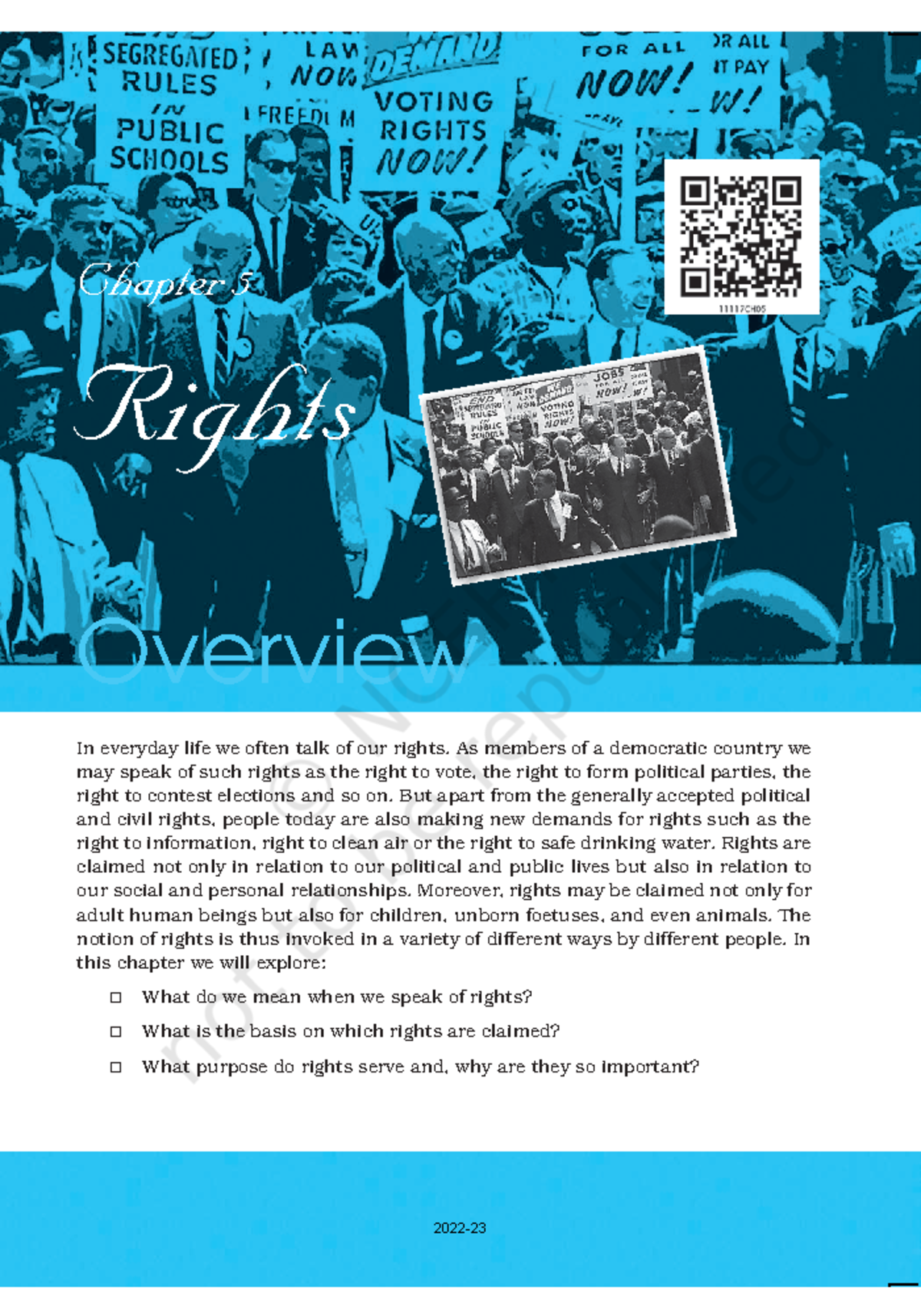 Ch 5 - this is helpful - Chapter 5 Rights In everyday life we often ...