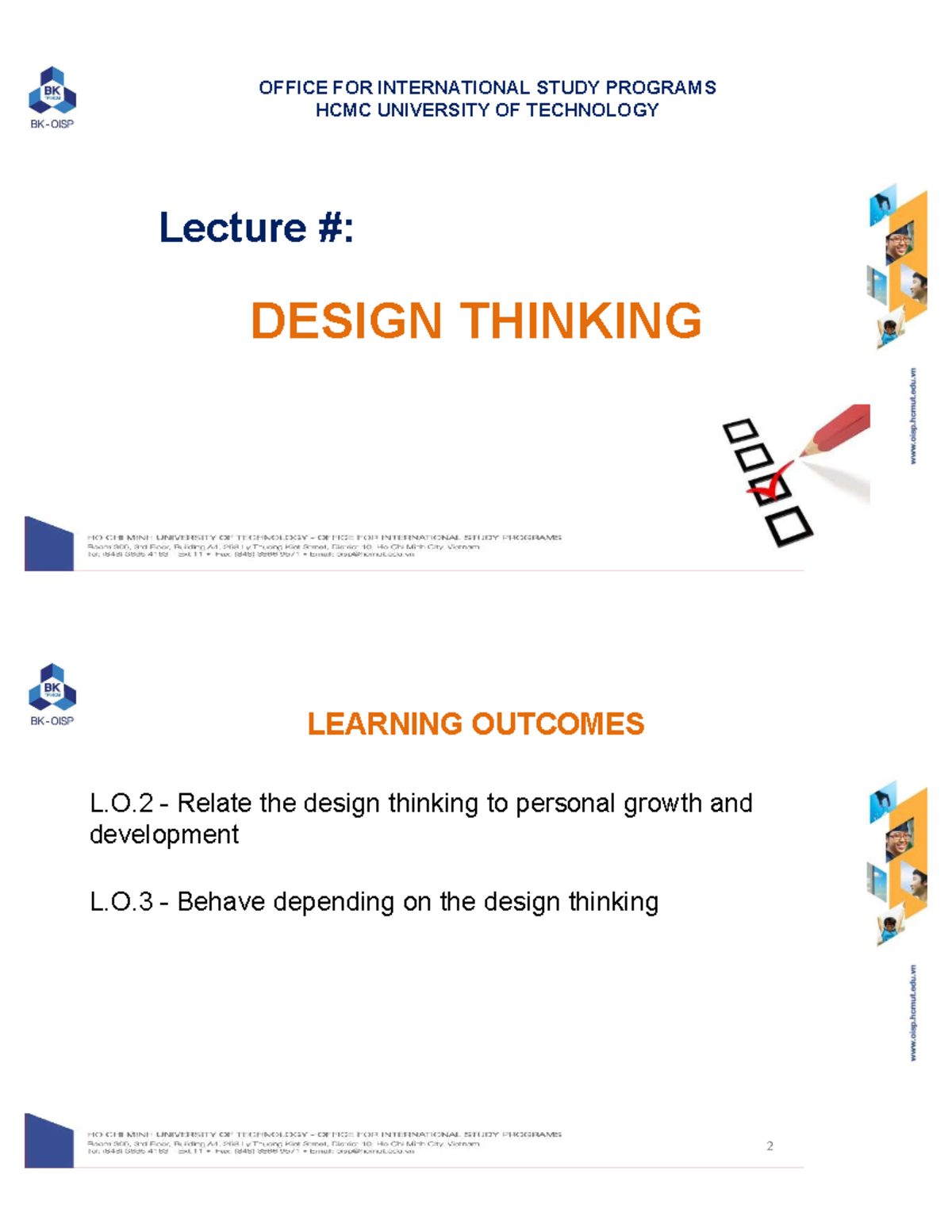 [KNST 2022] - Lab 1. Design Thinking x2 - DESIGN THINKING Lecture ...