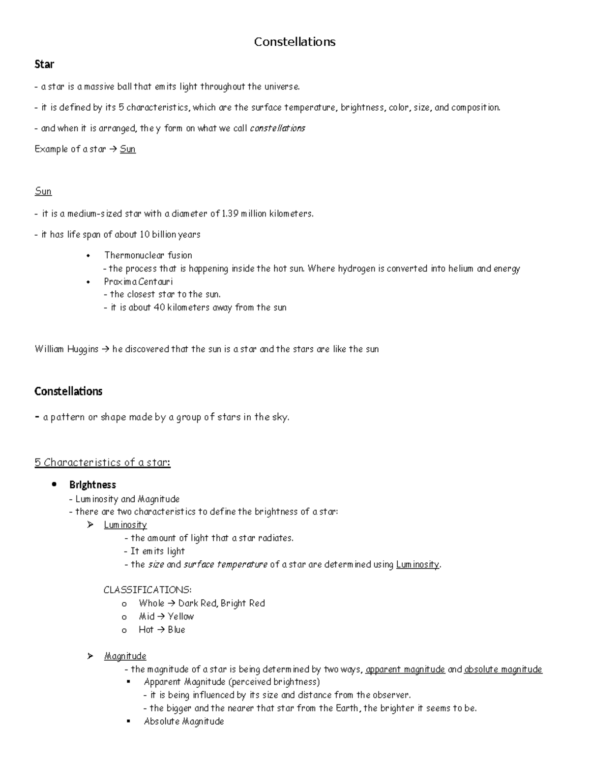 Constellations - This Word document contains the summaries and notes I ...