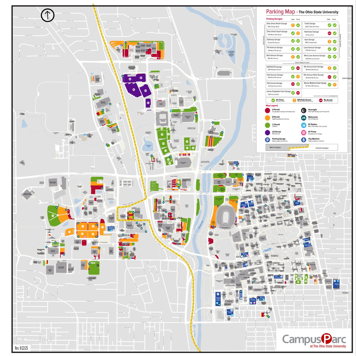 Campus Parc Map - OSU Parking Locations and Directions - Studocu