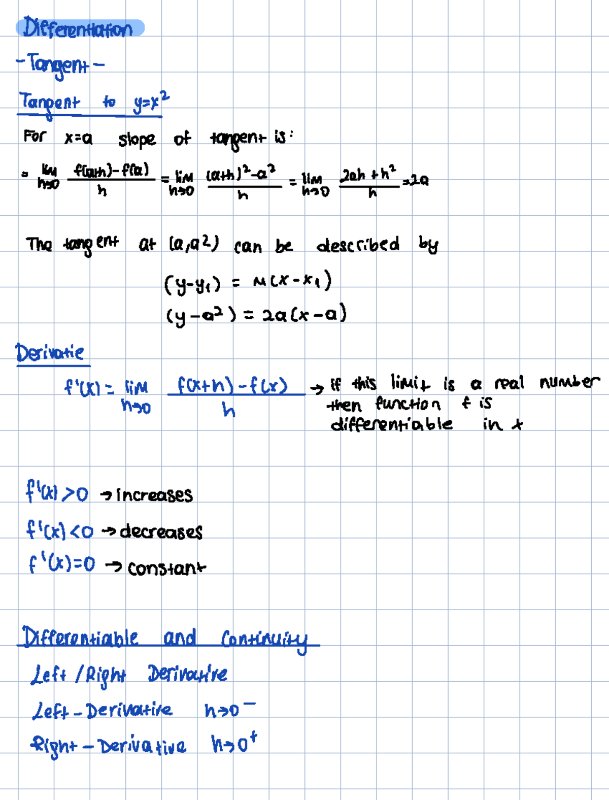 Differentiation Basics: Key Concepts and Techniques for Calculus ...