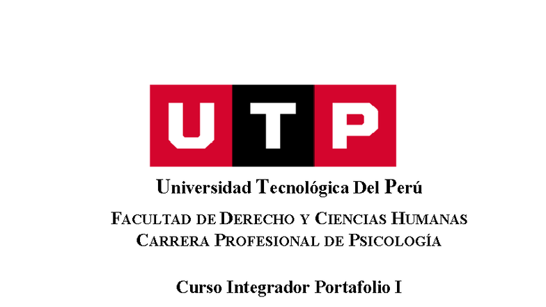 Avance de Portafolio 1 - Informe de Encuadre Psicológico en Psicología - Document Preview