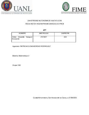 Practica 7 lab control - reporte - UNIVERSIDAD AUTONOMA DE NUEVO LEON ...