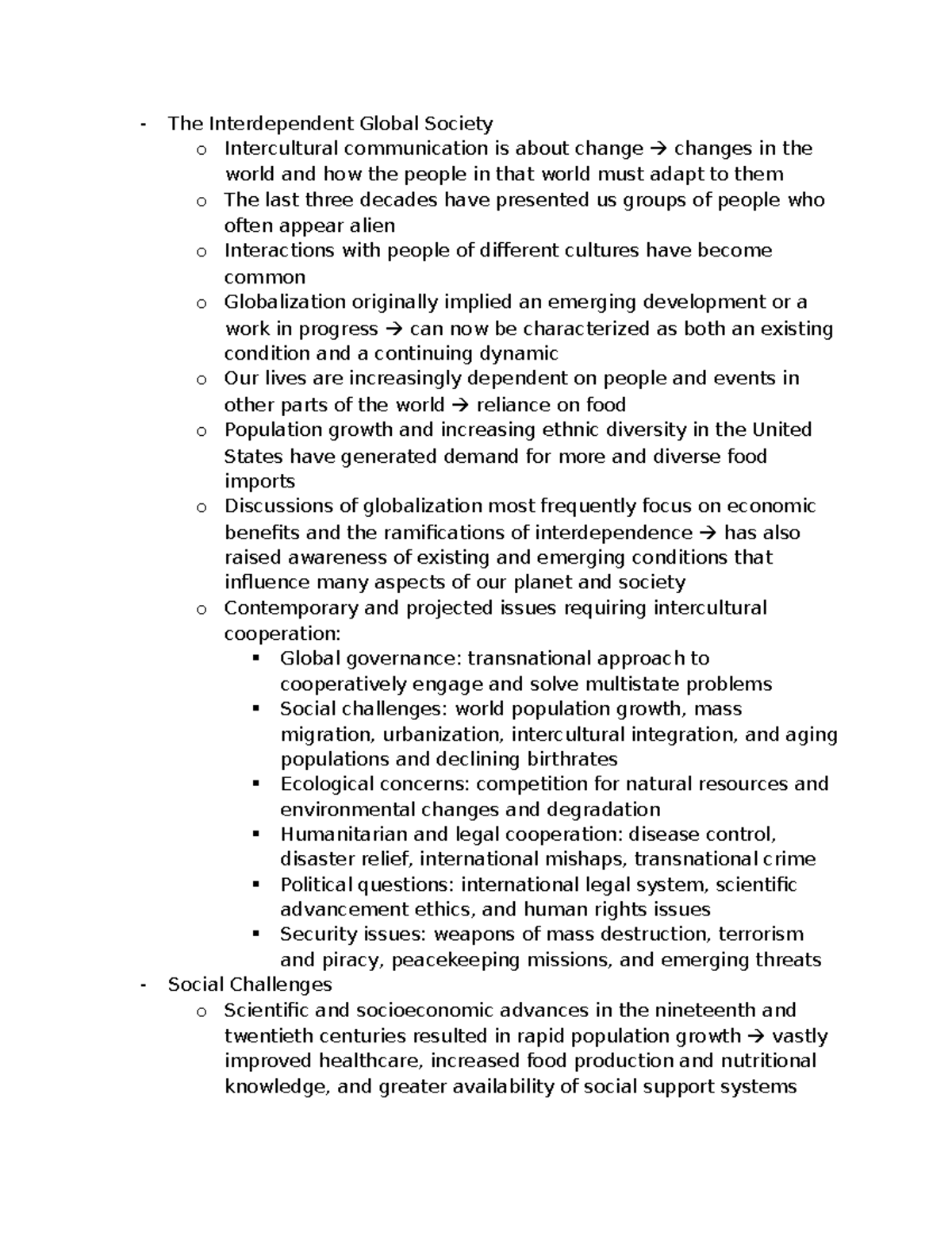 Coms 101 - Chapter 1 Quiz: Intercultural Communication Insights - Studocu