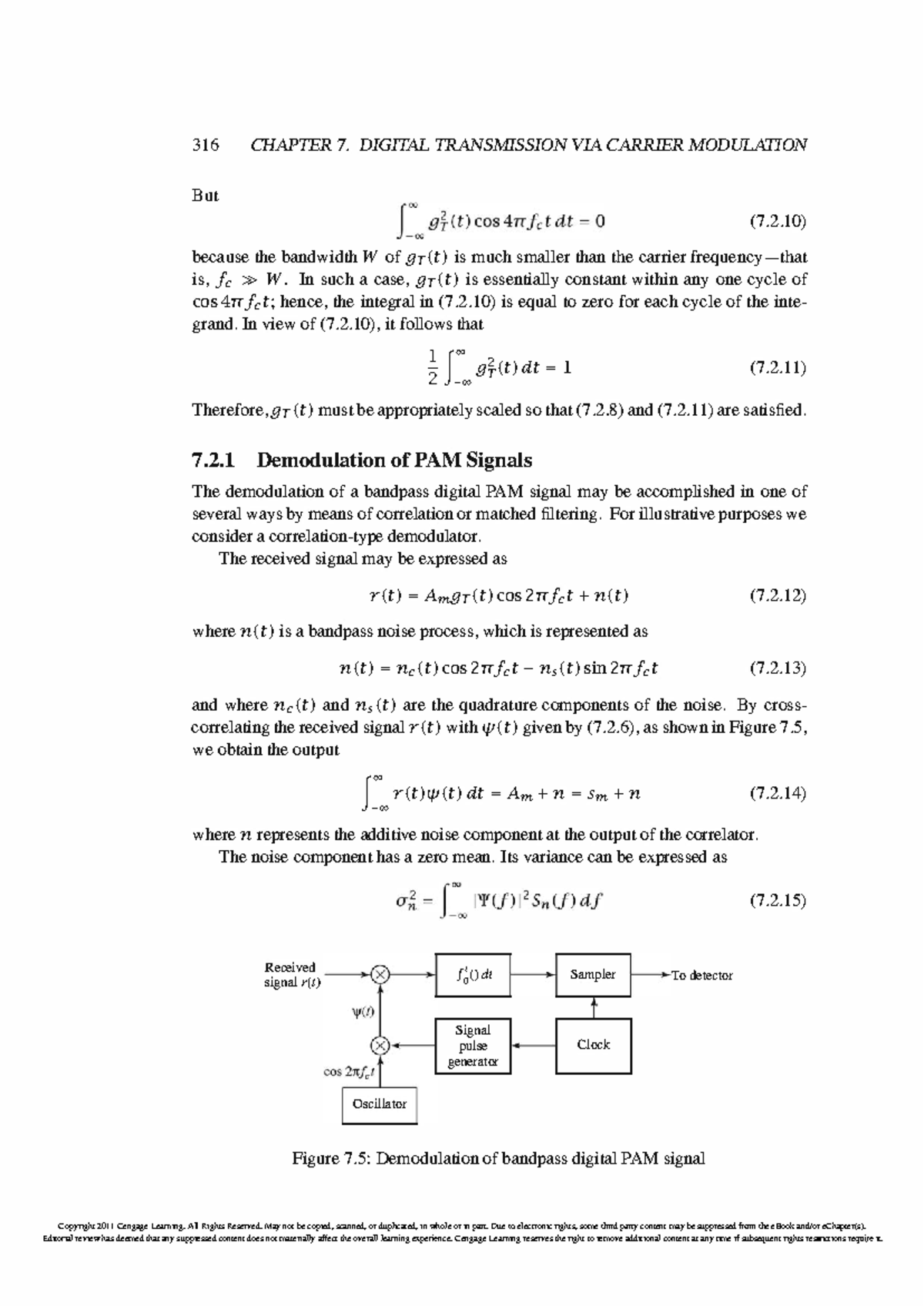 316 CHAPTER 7: Digital Transmission via Carrier Modulation Notes - Studocu