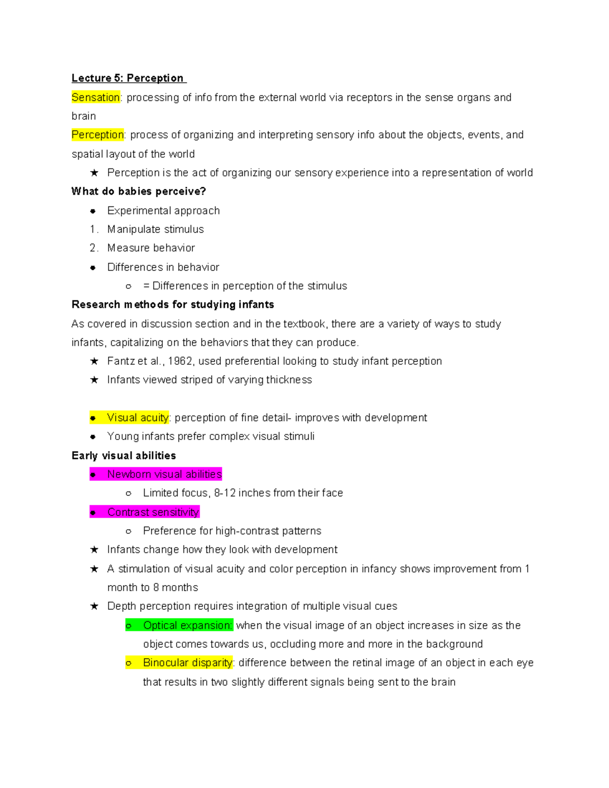Learning Language and Cognitive Development: Lecture Insights (Week 9 ...