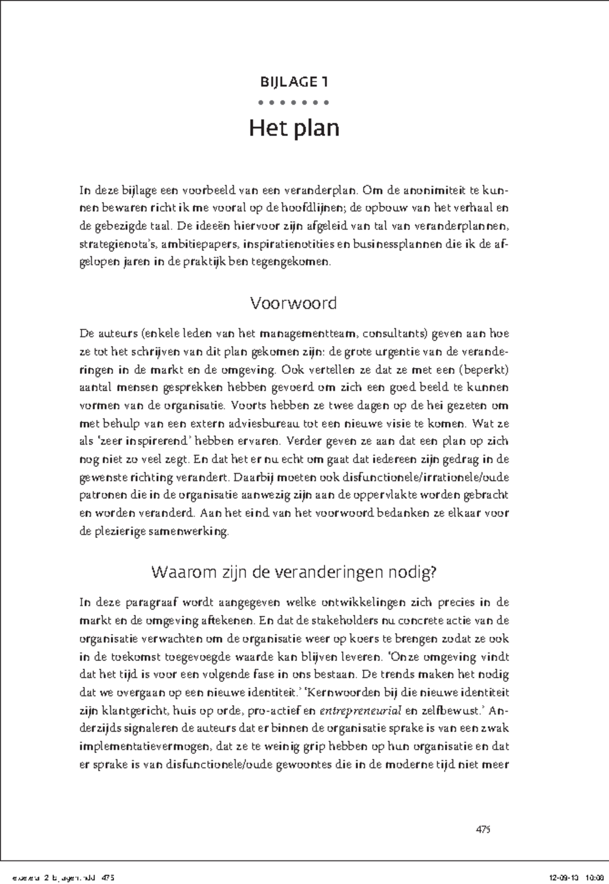 Veranderplan: Voorbeeld met 2 Casussen en Praktijkervaringen - Studeersnel