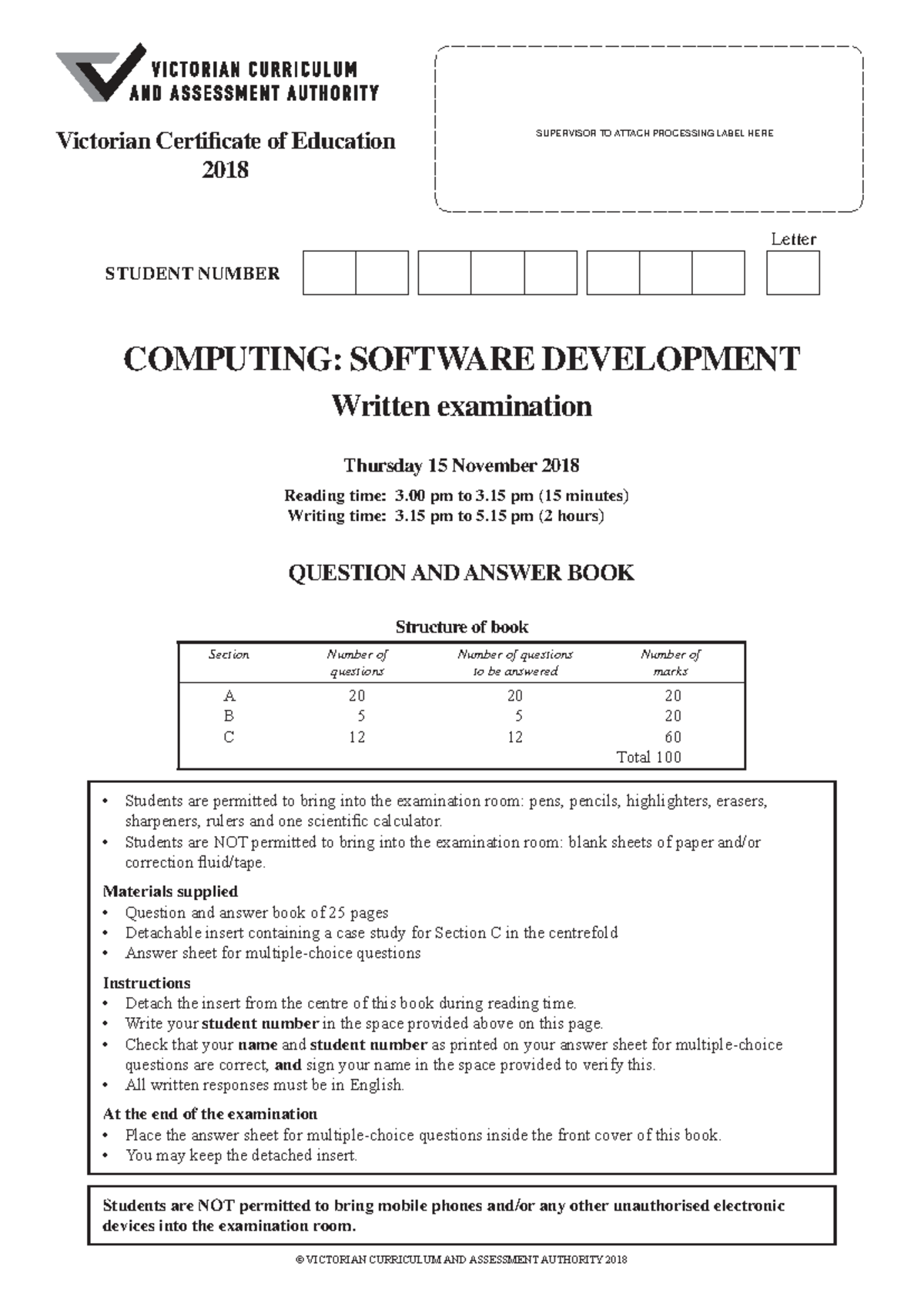 2018 SOFTDEV EXAM: Comprehensive Guide to Software Development - Studocu