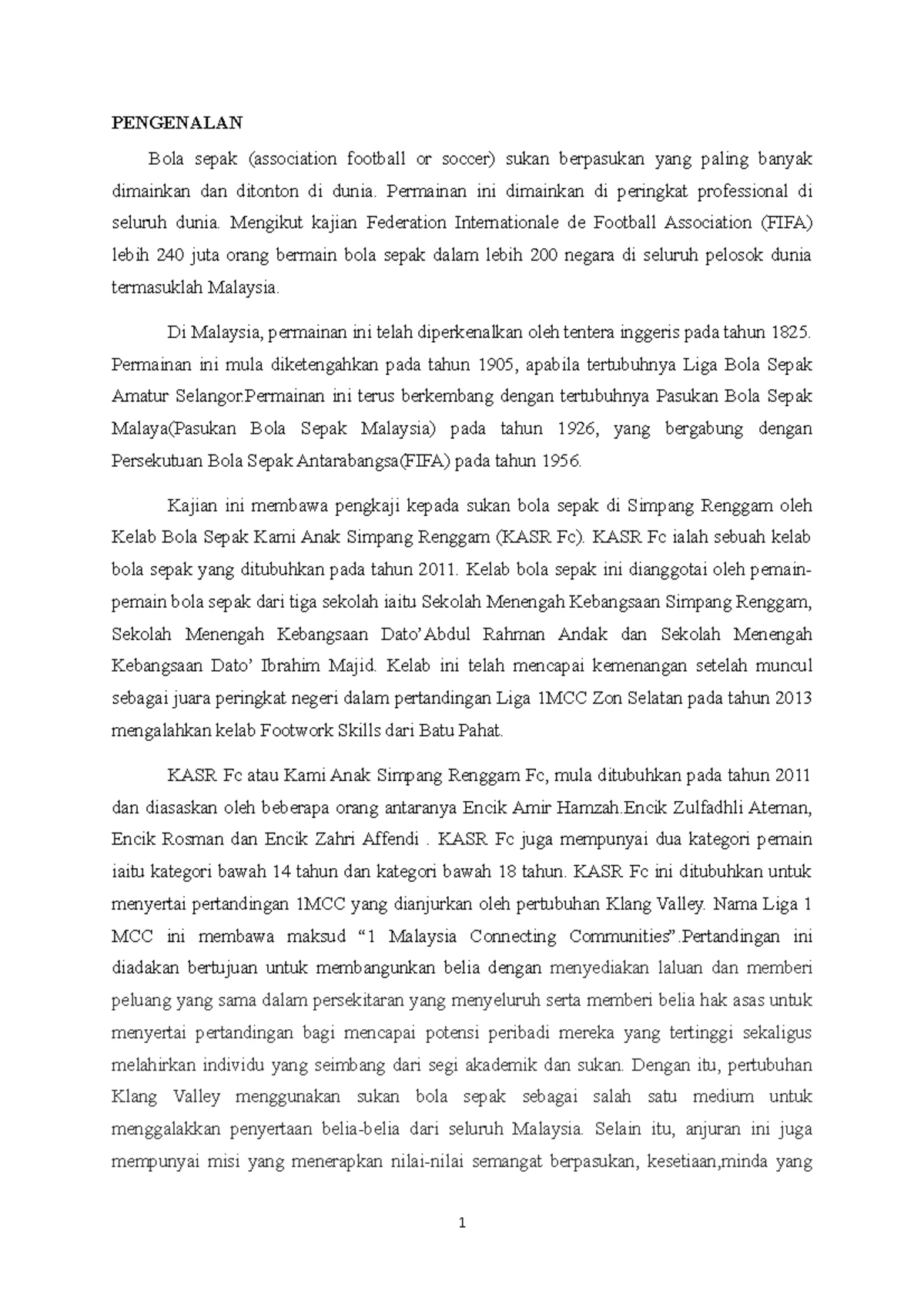 Proposal KK Sejarah Proposal KK Sejarah - TEMA KAJIAN; SEJARAH ...
